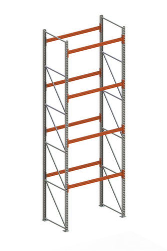 META Palletstelling MULTIPAL voor 10 pallets, 1825 mm breed, 5 opslagniveaus