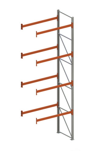 META Palletstelling MULTIPAL voor 10 pallets, 1825 mm breed, 5 opslagniveaus