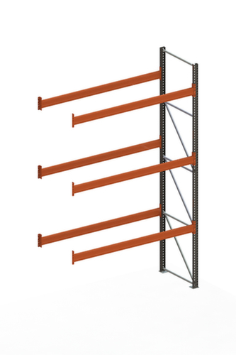 META Palletstelling MULTIPAL voor 12 pallets, 2785 mm breed, 4 opslagniveaus