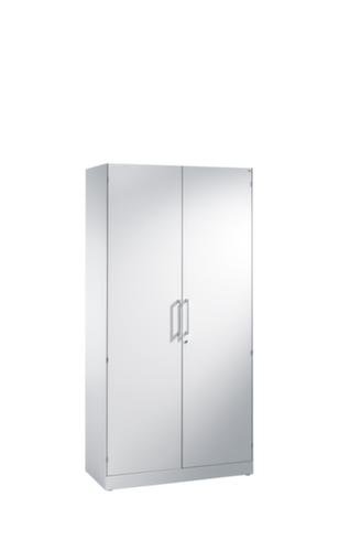 C+P Dossierkast Asisto, 5 ordnerhoogten, lichtgrijs/lichtgrijs