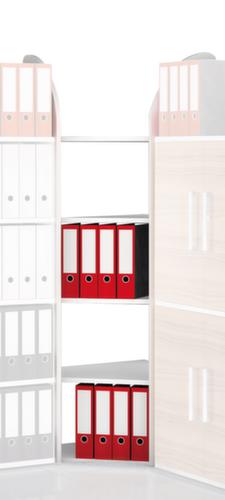 Zelfbouw kantoor plank, breedte 620 mm, 5 legborden