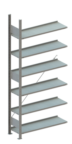 META Inhaakstelling, hoogte x breedte x diepte 2200 x 1006 x 336 mm, 6 legborden