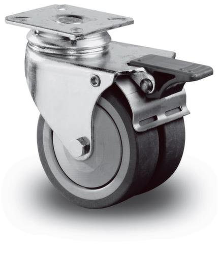 BS-ROLLEN Dubbel apparaatwiel