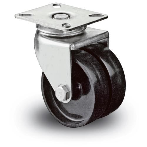 BS-ROLLEN Dubbel apparaatwiel