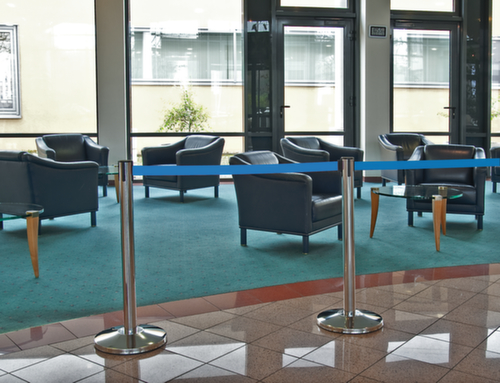 Moravia Sjorbandsysteem MORION, lengte afzetlint 2,5 m, paal RVS