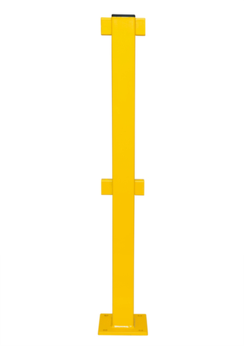 Moravia Aanrijdbeveiligingssysteem BLACK BULL S-Line, middenpaal, hoogte x breedte 1000 x 70 mm