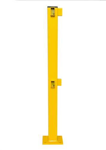 Moravia Aanrijdbeveiligingssysteem BLACK BULL S-Line, hoekpaal, hoogte x breedte 1000 x 70 mm