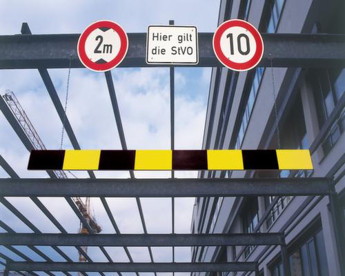 Moravia Hoogtebegrenzer MORION van aluminium, lengte 2000 mm