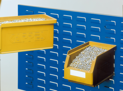 Sleufplaat met zichtbakken, hoogte x breedte 450 x 500 mm, RAL7035 lichtgrijs