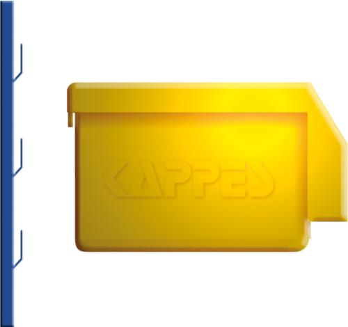 Sleufplaat met zichtbakken, hoogte x breedte 450 x 500 mm, RAL7035 lichtgrijs