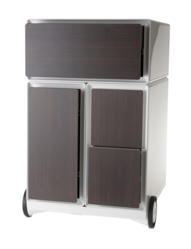 Paperflow Rolcontainer easyBox met HR uittrekbaar, 3 lade(n), wit/zijwand