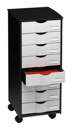 Paperflow Transportwagen met laden, zwart