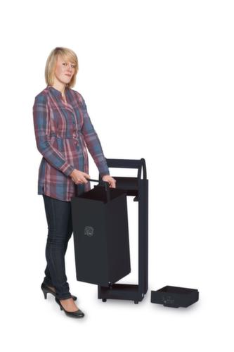 VAR Combi-asbak met 2 inworpopeningen, antraciet