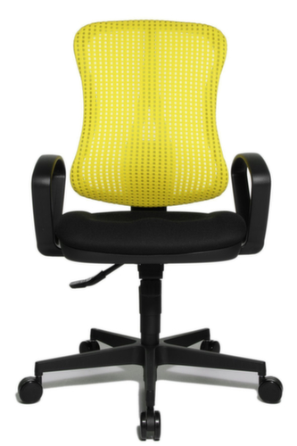 Topstar Bureaustoel HEAD POINT SY, rugleuning met netbekleding, zwart