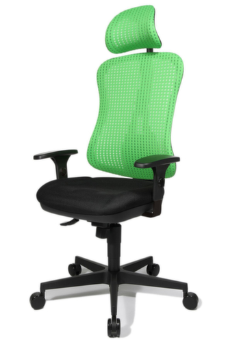 Topstar Bureaustoel HEAD POINT SY, rugleuning met netbekleding, zwart