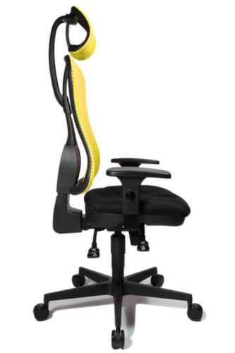 Topstar Bureaustoel HEAD POINT SY, rugleuning met netbekleding, zwart