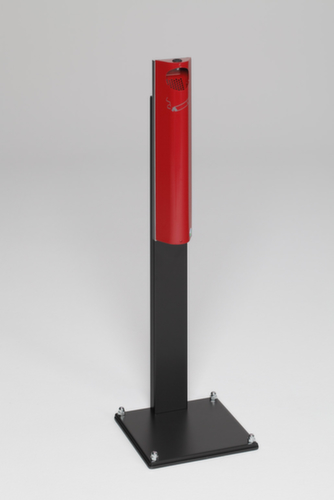 VAR Wand- en staande asbak B 12, rood