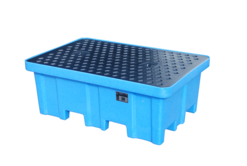 Aan alle zijden onderrijdbare PE-opvangbak WPA-PE