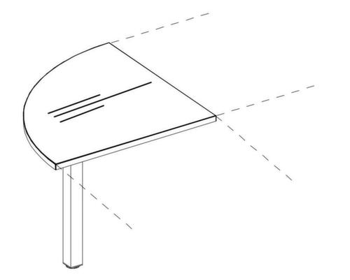 koppelelement voor bureau