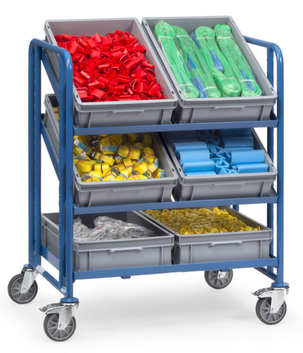 fetra Eurobakwagen, draagvermogen 250 kg, 3 etages