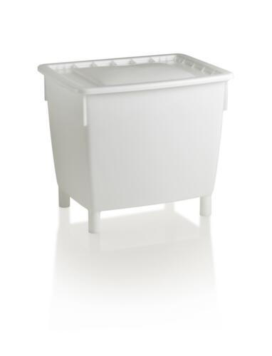 Onderrijdbare rechthoekige bak