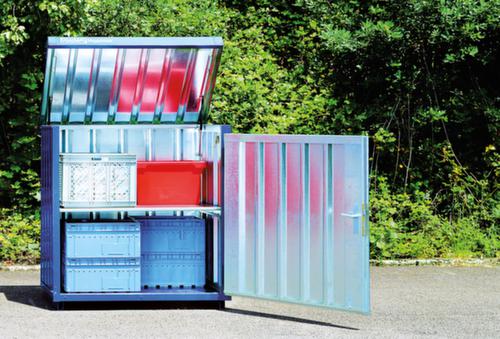 Säbu Magazijnbox met opklapbaar dak