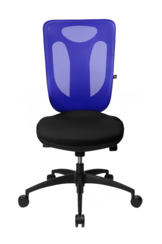 Topstar Bureaustoel Net Pro 100 met puntsynchroonmechanisme, rugleuning met netbekleding, zwart
