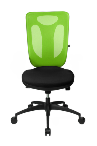 Topstar Bureaustoel Net Pro 100 met puntsynchroonmechanisme, rugleuning met netbekleding, zwart