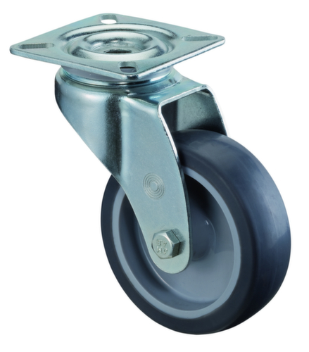 BS-ROLLEN Apparaatwiel, draagvermogen 60 kg, TPE banden