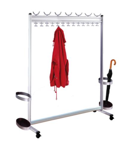 Verrijdbaar garderoberek Multiline van aluminium