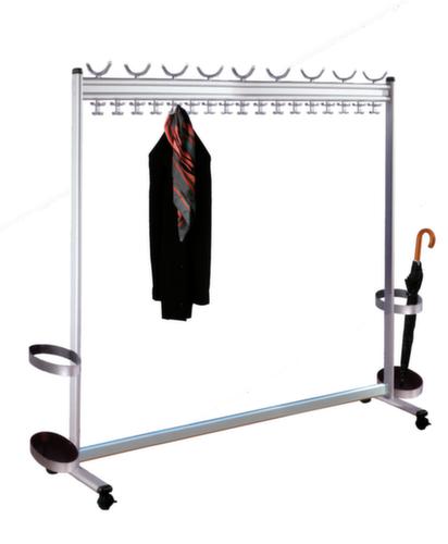 Verrijdbaar garderoberek Multiline van aluminium