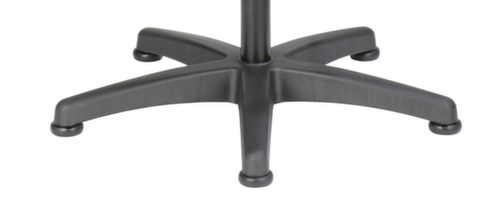 Treston Werkstoel Ergo 25 PU, zitting PU-schuim zwart, met Kunststof glijders