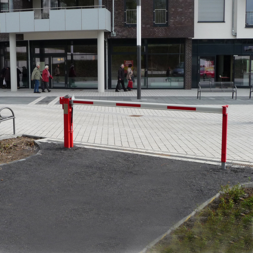 Slagboom met gasdrukveer