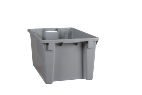 Draaistapelbak, grijs, inhoud 50 l
