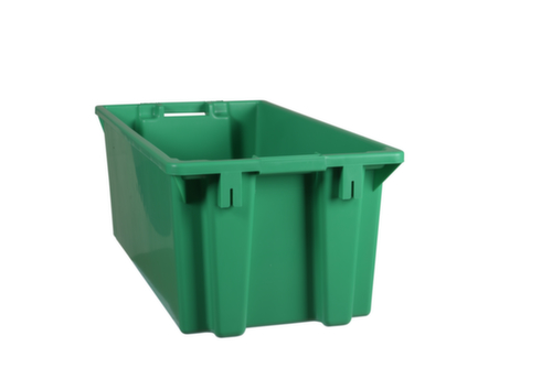 Draaistapelbak, groen, inhoud 70 l
