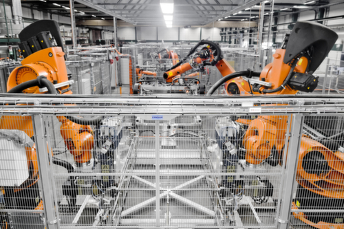 TROAX wandelement voor machine-veiligheidshek, hoogte x breedte 2050 x 300 mm