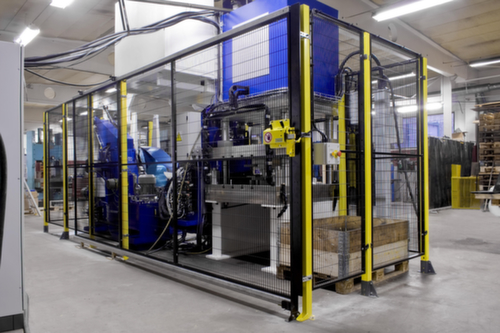 TROAX Schuifdeur voor machine-veiligheidshek, hoogte x breedte 1400 x 1000 mm