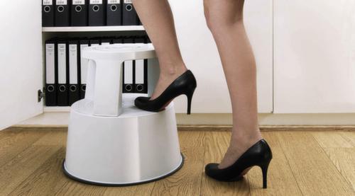 WEDO Verrijdbaar opstapje, kunststof, wit