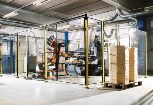 Axelent wandelement voor machine-veiligheidshek, hoogte x breedte 1900 x 1000 mm