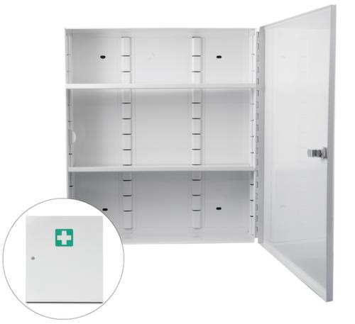 actiomedic EHBO-kast van staal, leeg / voor vulling conform DIN 13169