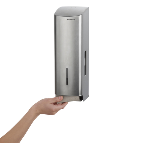 AIR-WOLF Toiletpapierdispenser Gamma voor 3 rollen, RVS