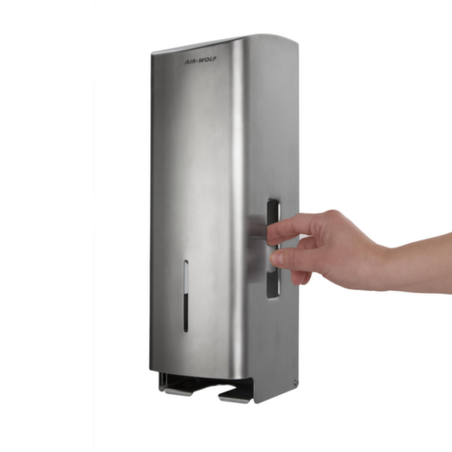 AIR-WOLF Toiletpapierdispenser Gamma voor 3 rollen, RVS
