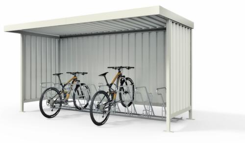 WSM Overkapping Leipzig met 3 wanden, grondveld, breedte x diepte 4300 x 2200 mm