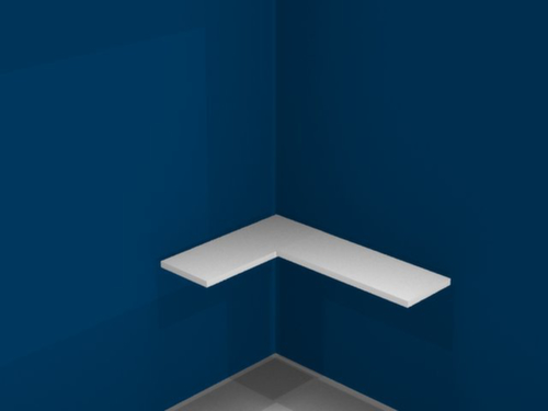 hofe Legbord voor magazijnstelling, breedte x diepte 1000 x 400 mm