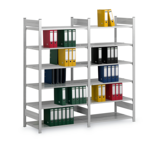 hofe Boutloos vijlrek Bevestigingsgebied voor gebruik aan beide zijden, 8 vloer, RAL7035 lichtgrijs