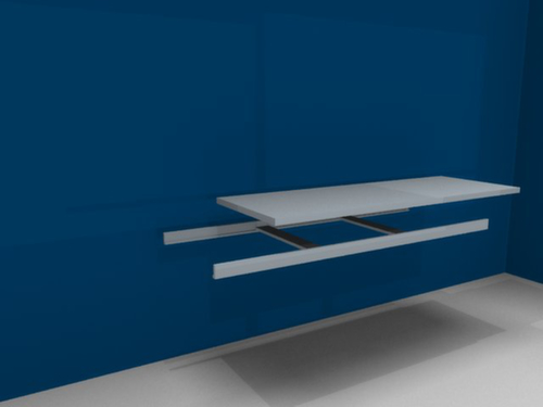 hofe Legbord voor breedvakstelling, breedte x diepte 2250 x 800 mm