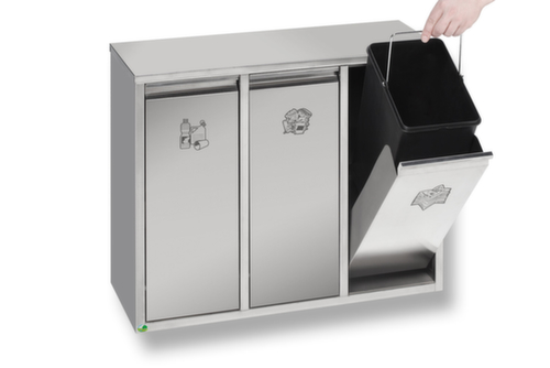 Afvalverzamelstation, 3 x 12 l