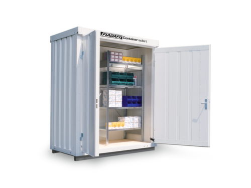 Säbu Geïsoleerde materiaalcontainer met kant-en-klaar gemonteerde vloer