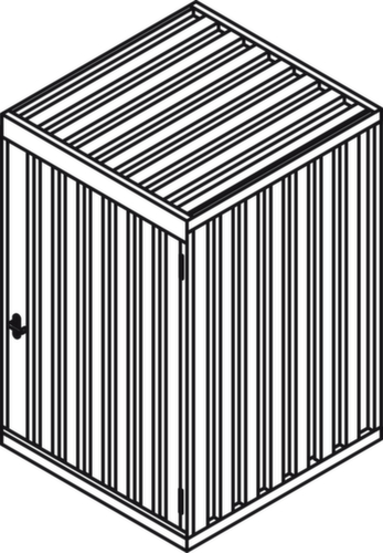 Säbu Magazijnbox met vast dak