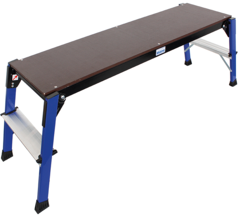 Krause In-/uitklapbaar werkplatform Monto® StepTop®, bordeshoogte 470 mm